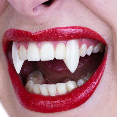 Smiffys - Classic Deluxe Vampire Fangs - Fancy Dress Central
