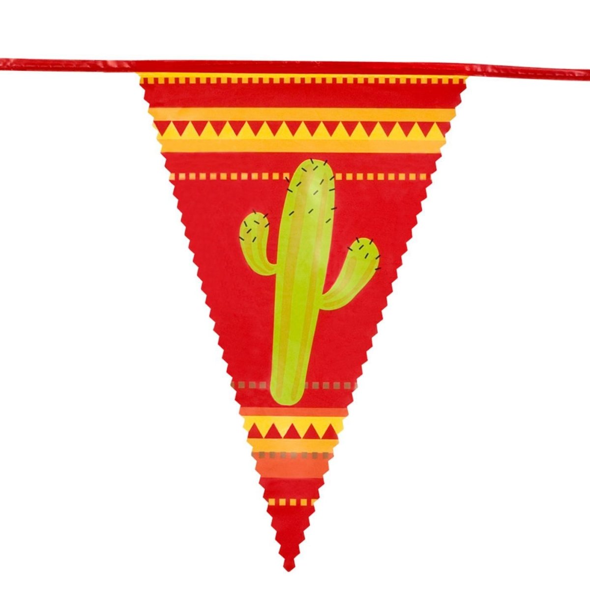 Boland - 6m Mexican Fiesta Triangular Bunting - Fancy Dress Central