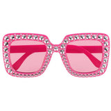 Boland - Bling Bling Party Glasses (Pink) - Adult - Fancy Dress Central