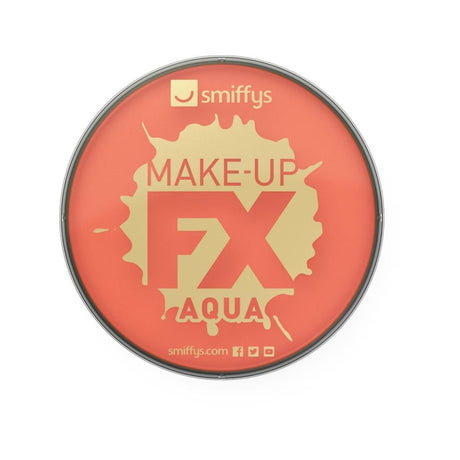 Smiffys - Make-Up FX Face and Body Paint - Orange - Fancy Dress Central