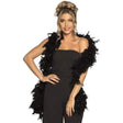 Boland - Feather Boa 80g (Black) - Adult - Fancy Dress Central
