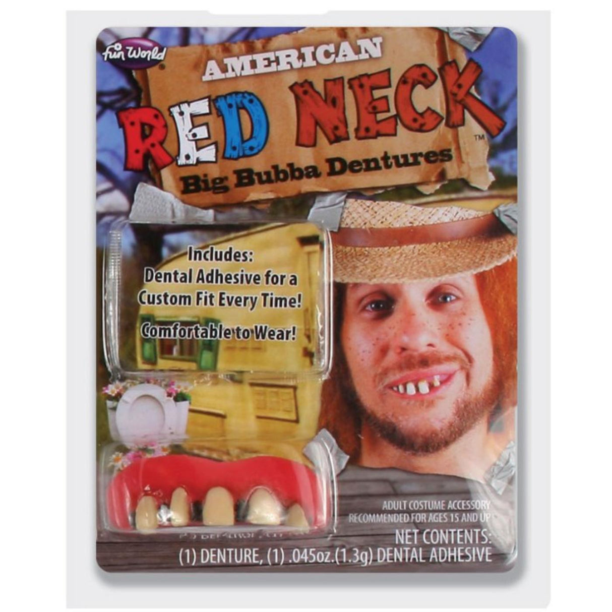American Red Neck Teeth - Adult