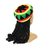 Rasta Hat with Hair - Adult