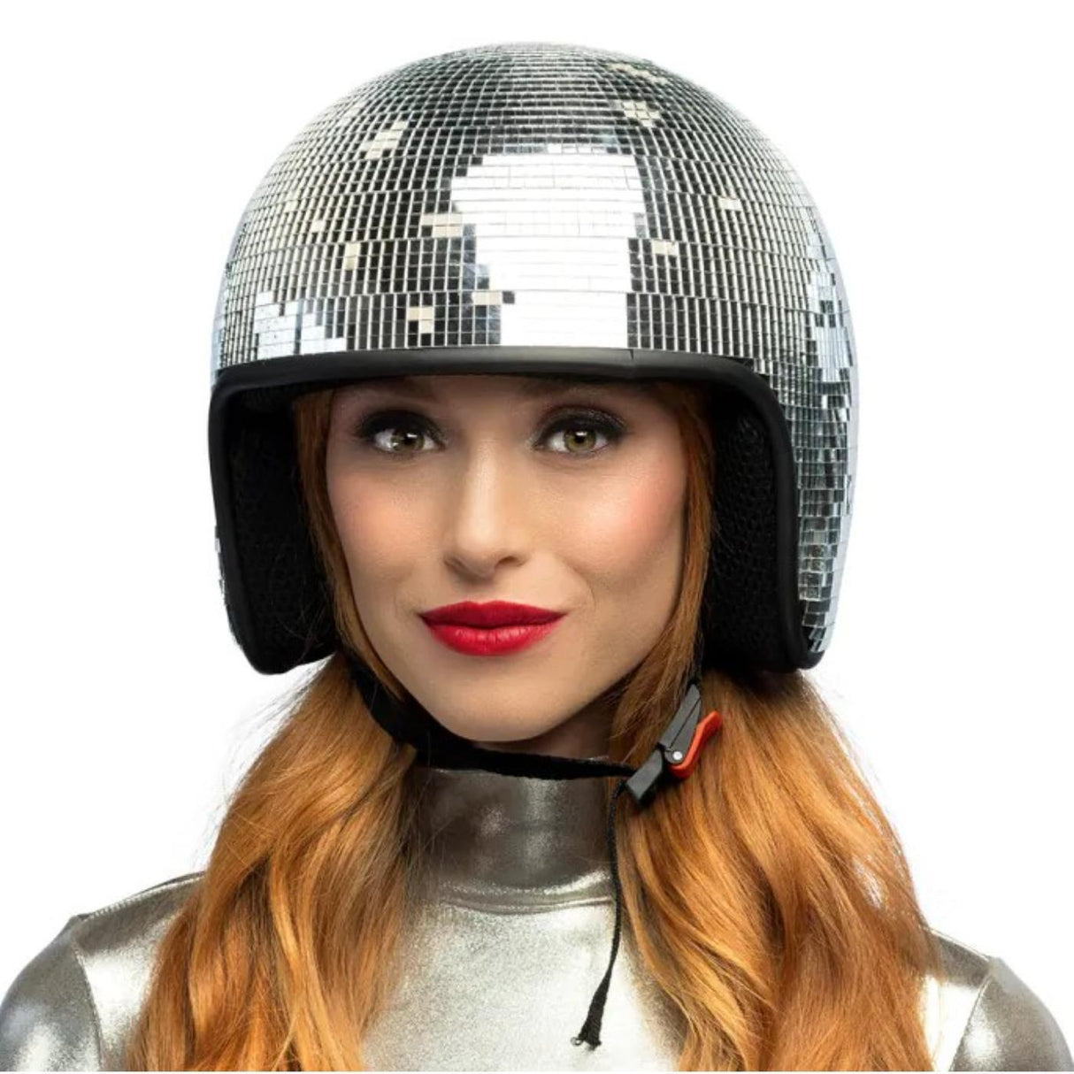 Disco Helmet (Silver) - Adult