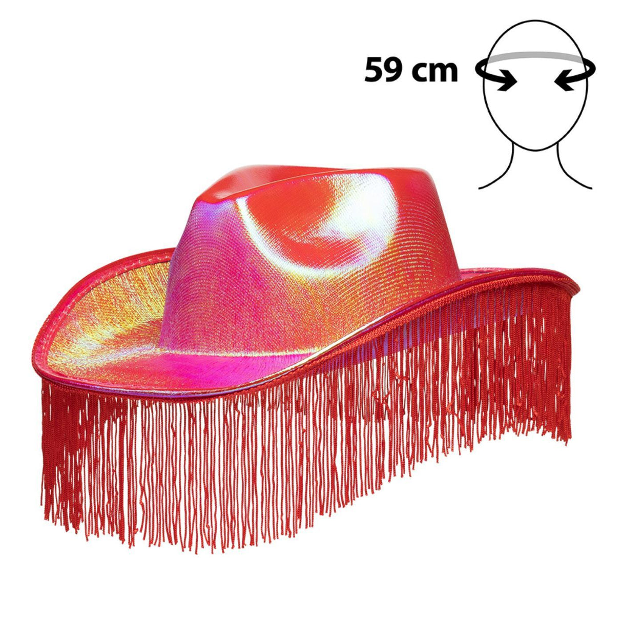 Fabulous Cowboy Hat (Hot Pink) - Adult