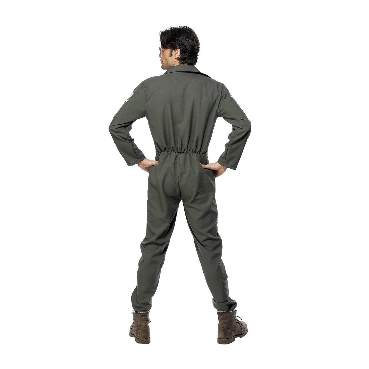 Green Top Gun Pilot Costume - Men