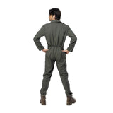 Green Top Gun Pilot Costume - Men