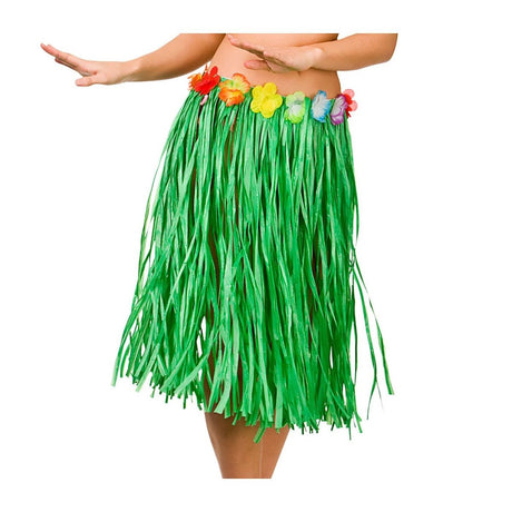 Wicked Costumes - Hula Skirt 60cm (Green) - Women - Fancy Dress Central
