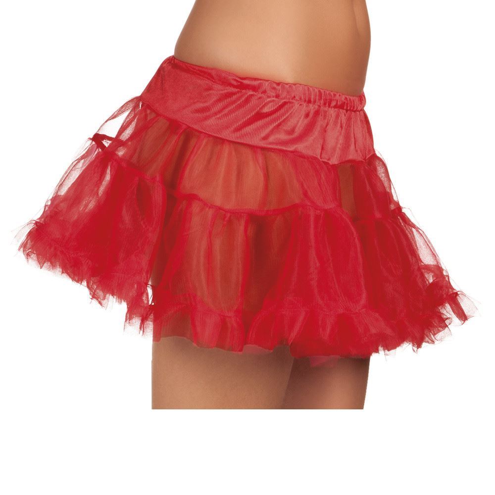 Petticoat Skirt (Red) - Women