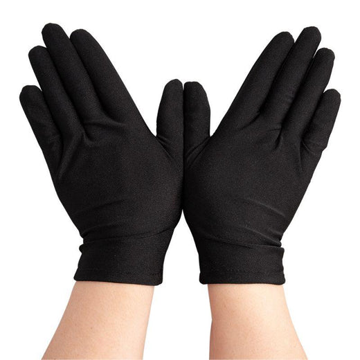 Wicked Costumes Ltd - Short Gloves (Black) - Adult - Fancy Dress Central