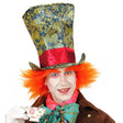 Widmann - Crazy Hatter Top Hat with Hair - Men - Fancy Dress Central
