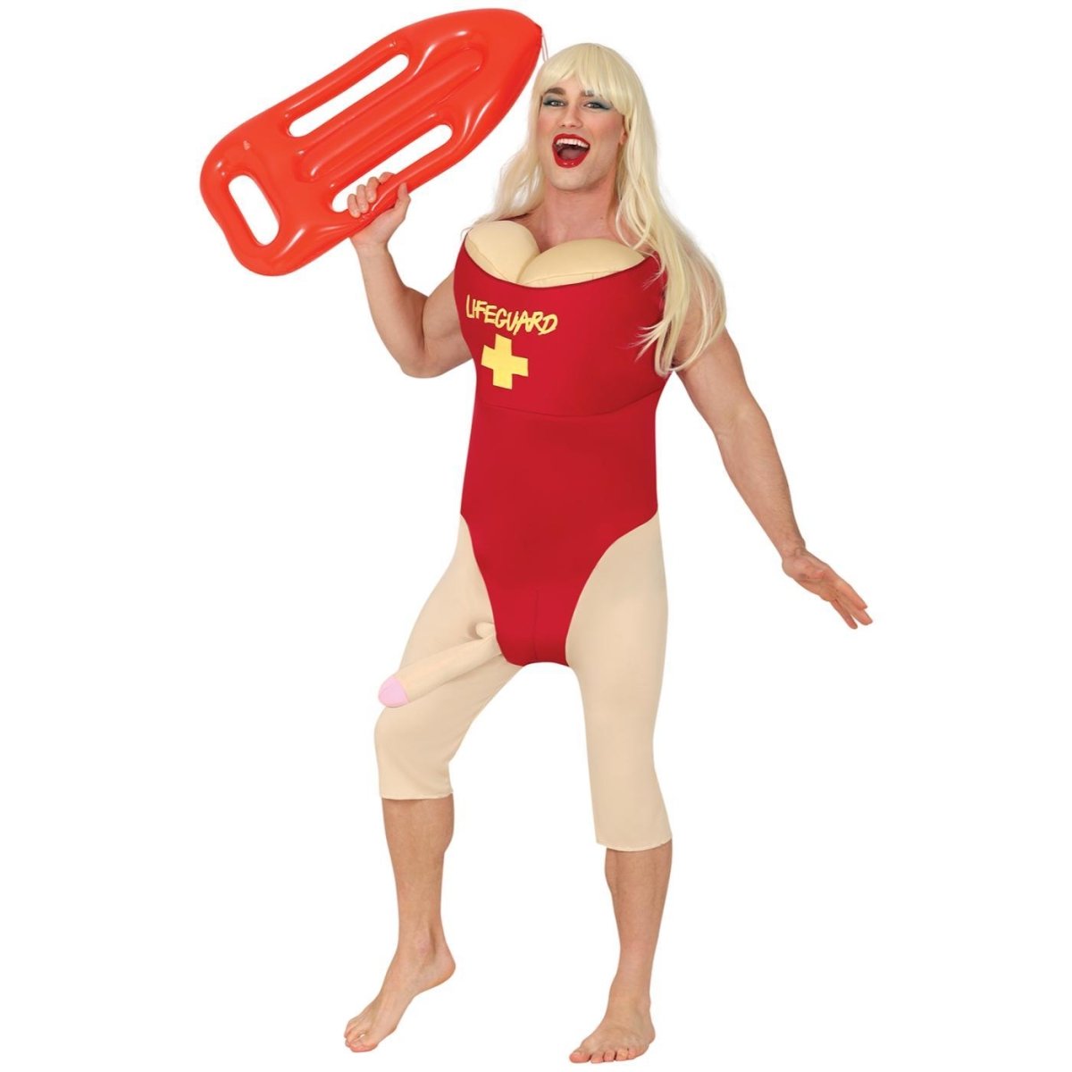 Fiestas Guirca - Funny Lifeguard Costume - Men - Fancy Dress Central