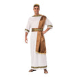 Rubies - Greek God Costume with Brown Sash - Men - Fancy Dress Central