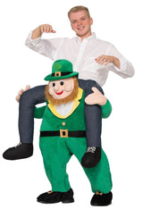 Rubies - Leprechaun Piggy Back Costume - Adult - Fancy Dress Central