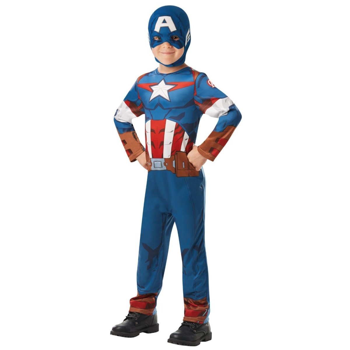 Rubies - Captain America Costume - Boys - Fancy Dress Central