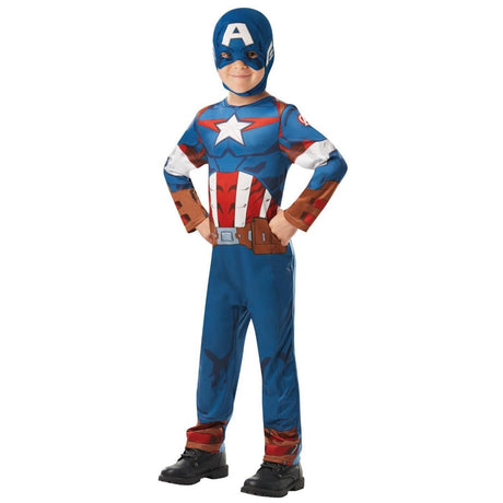Rubies - Captain America Costume - Boys - Fancy Dress Central