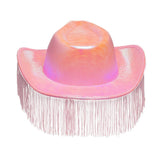 Fancy Dress Central - Fabulous Cowboy Hat (Baby Pink) - Adult - Fancy Dress Central