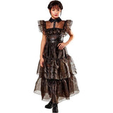 Wednesday Addams Netflix Rave n Dress Costume - Girls