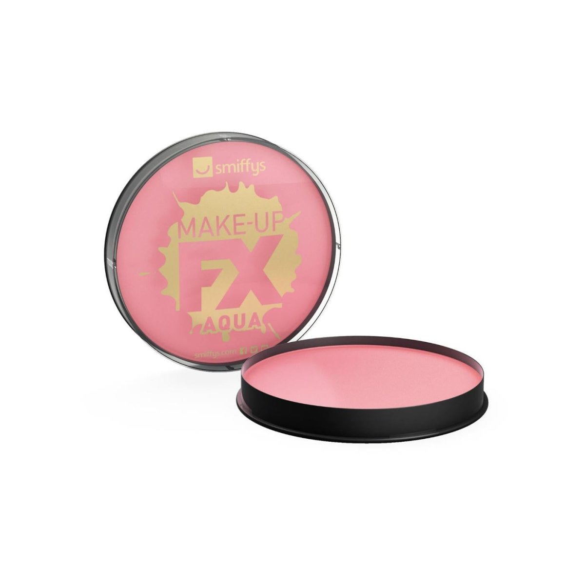 Smiffys - Make-Up FX Face and Body Paint - Pink - Fancy Dress Central