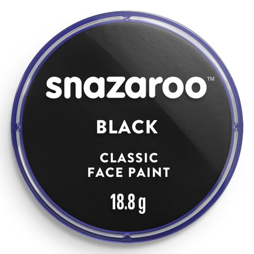 Colart - Classic Face Paint (18ml) - Black - Fancy Dress Central