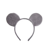 Velour Ears on a Headband (Mouse) - Adult