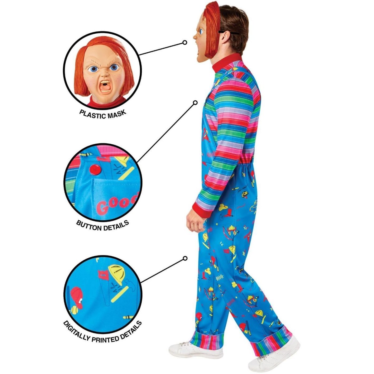 Rubies - Chucky Costume - Men - Fancy Dress Central