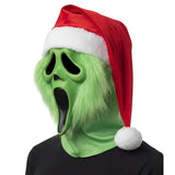 Ghost Face Grumpy Santa Mask - Adult