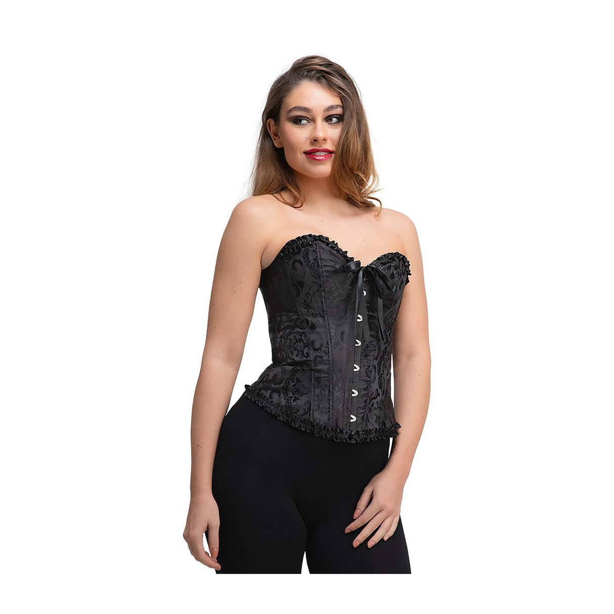 Satin Lace Corset - Women