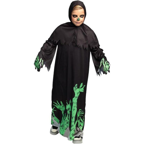 Boland - Glowing Reaper Costume - Child - Fancy Dress Central
