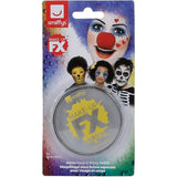 Smiffys - Make-Up FX Face and Body Paint - Light Grey - Fancy Dress Central