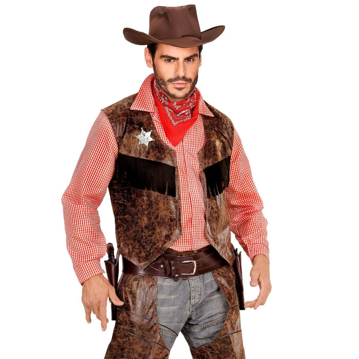 Authentic Double Holster and Belt - Adult
