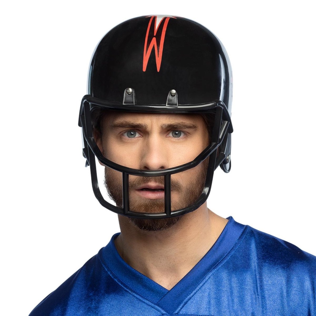 Boland - American Football Helmet (Black) - Adult - Fancy Dress Central