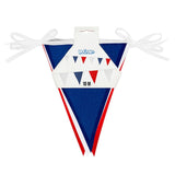 Boland - 10m Tri - Colour Fabric Triangular Bunting - Fancy Dress Central