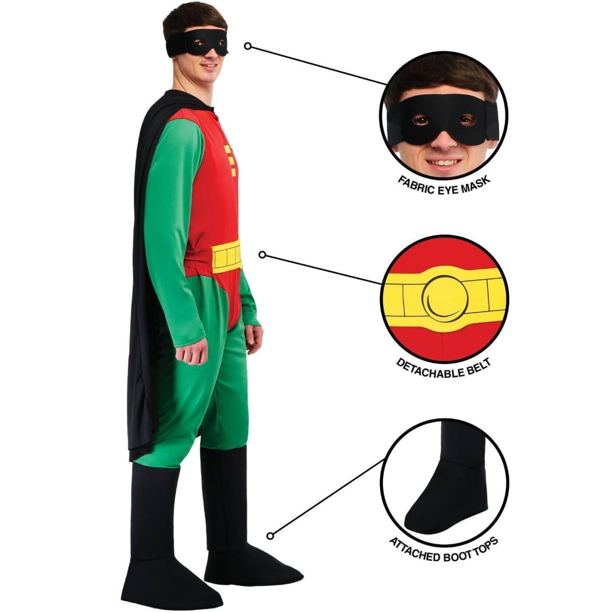 Rubies - Robin Costume - Men - Fancy Dress Central