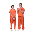 Wicked Costumes - County Jail Convict Costume - Adult - Fancy Dress Central