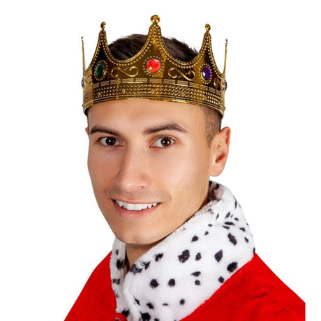 Wicked Costumes - Deluxe Royal Crown - Adult - Fancy Dress Central