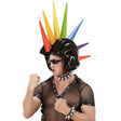 Widmann - Inflatable Helmet with Multicoloured Spikes - Adult - Fancy Dress Central