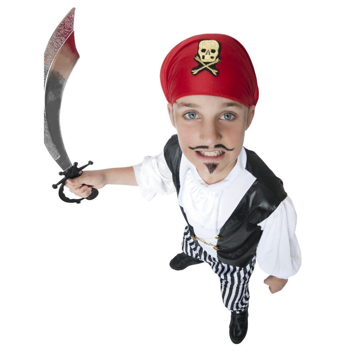 Black & White Pirate Boy Costume - Boys
