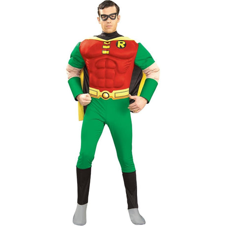 Rubies - Robin Muscle Chest Costume - Men - Fancy Dress Central