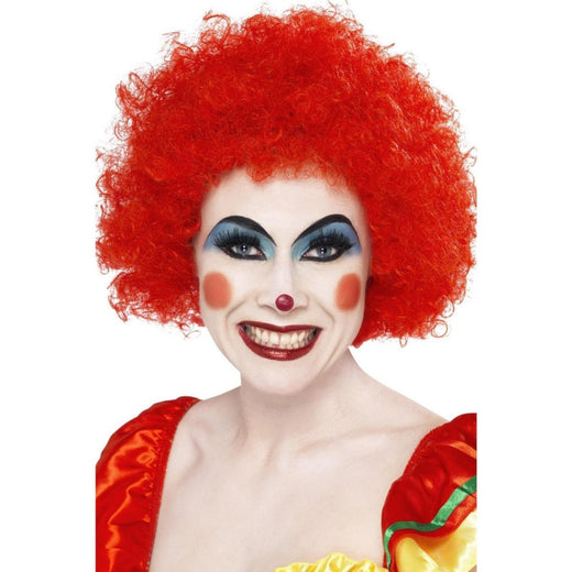 Smiffys - Crazy Clown Wig (Red) - Adult - Fancy Dress Central