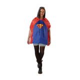 Rubies - Superman Shower Proof Poncho - Adult - Fancy Dress Central