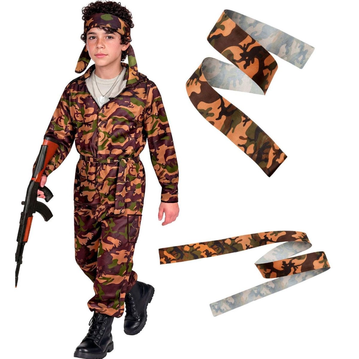 Widmann - Soldier Costume - Boys - Fancy Dress Central