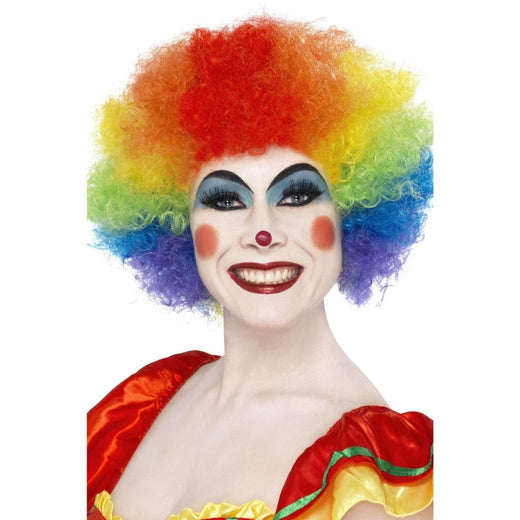 Smiffys - Crazy Clown Wig (Multicoloured) - Adult - Fancy Dress Central