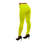 Wicked Costumes - 80s Leggings (Neon Yellow) - Women - Fancy Dress Central