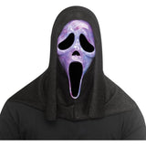 Ghost Face Marble Mask (Purple) - Adult