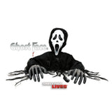 Wicked Costumes Ltd - Scream Ghost Face Grave Breaker Prop – Life - Size Halloween Decoration - Fancy Dress Central