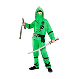 Power Ninja Costume (Green) - Child