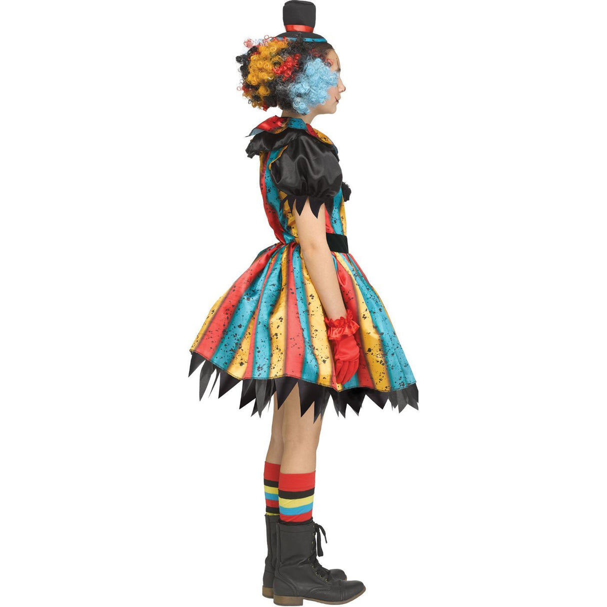 Carny Clown Costume - Girls
