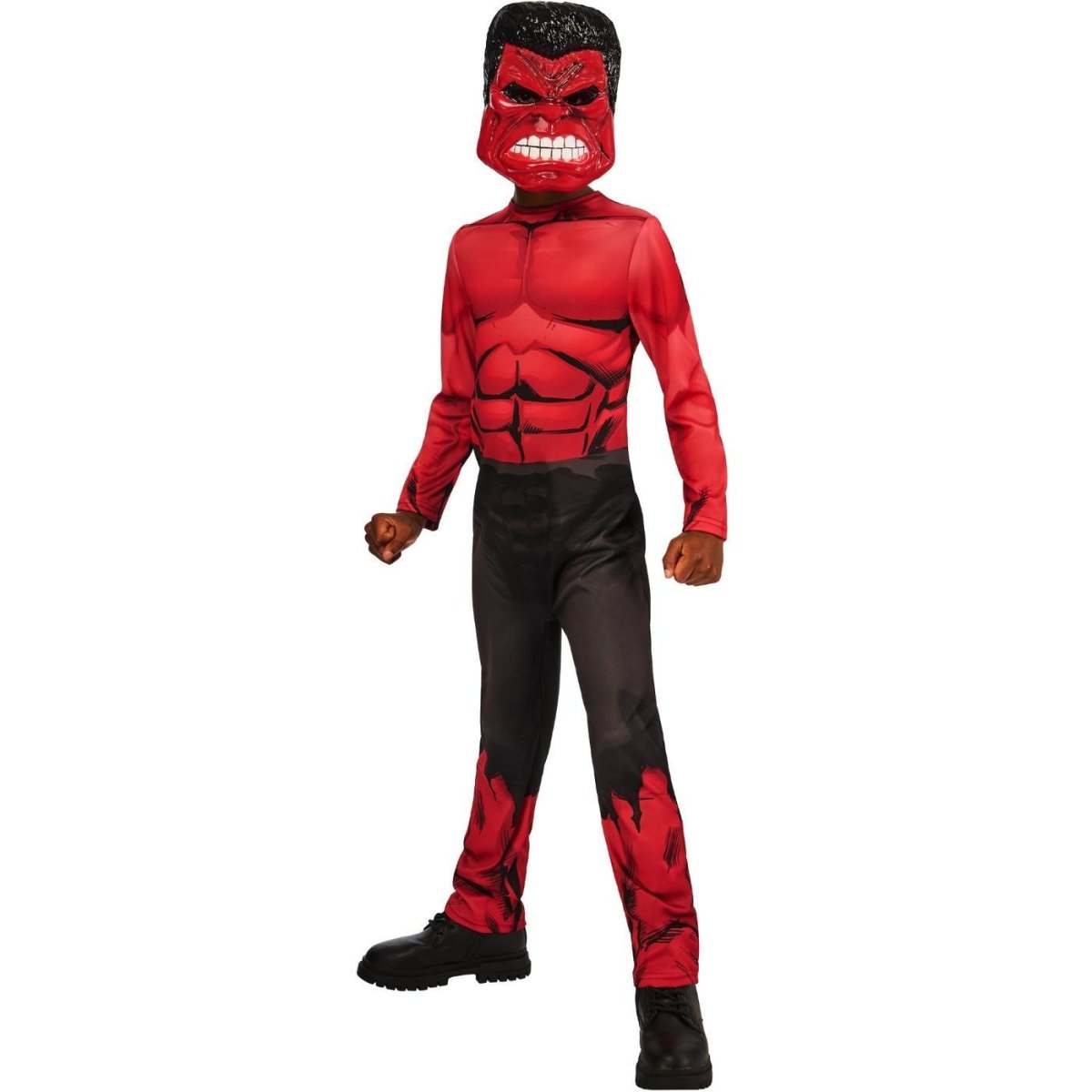 Rubies - Red Hulk Classic Costume - Boys - Fancy Dress Central