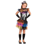 open lace back dress Boland Skeleton Princess Costume - Girls
